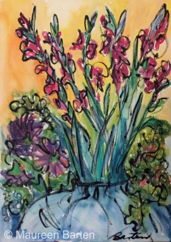 Gladioli by Maureen Barten