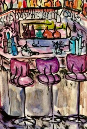 Umbrella Lounge by Maureen Barten Artworks