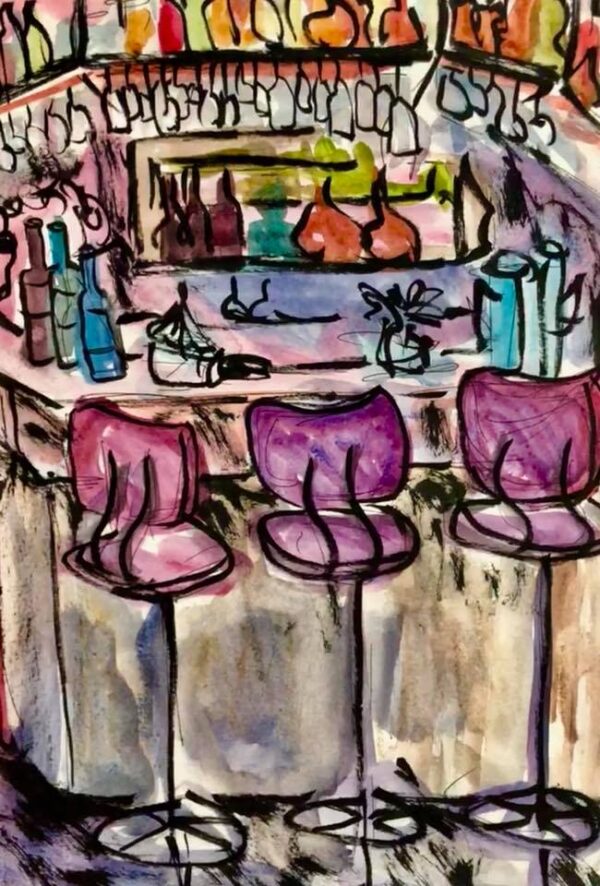 Umbrella Lounge by Maureen Barten Artworks